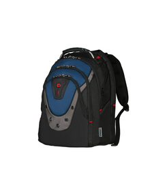 Рюкзак Ibex WENGER 17", черный/синий, полиэстер/ПВХ, 37 x 26 x 47 см, 23 л