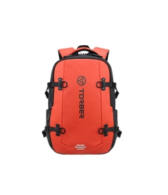 Рюкзак спортивный TORBER ЭКСТРИМ 18", оранжевый/чёрный, 31 х 12 х 46 см, 17л