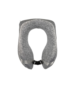 Подушка TORBER, дорожная, с эфектом памяти, серая, полиэстер, 20х27х10 см