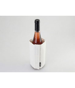 WINE COOLER SATIN WHITE/Охладитель-чехол для бутылки вина или шампанского, белый