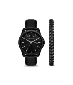 Подарочный набор: часы наручные мужские с браслетом. Armani Exchange