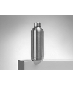 Вакуумная термобутылка "Cask" Waterline, 500 мл, тубус, серебристый глянцевый