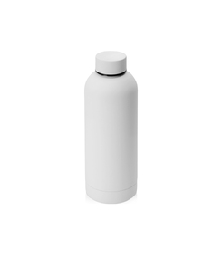 Вакуумная термобутылка "Cask" Waterline, soft touch, 500 мл, тубус, белый