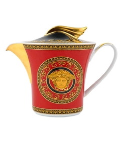 Чайник Versace «Medusa», красный/золотистый (Р)