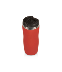 Термокружка "Double wall mug C1", soft touch, 350 мл, красный