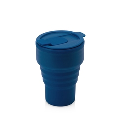 Силиконовый складной стакан "GoCup", индиго