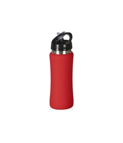Бутылка для воды "Bottle C1", сталь, soft touch, 600 мл, красный (Р)