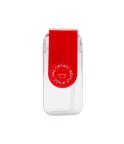 Бутылка для воды JUICY DRINK BOX, красный (тампопечать)
