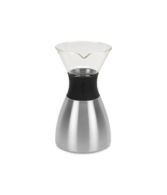 Кофеварка POUR OVER, 1000 мл, серебристый/черный