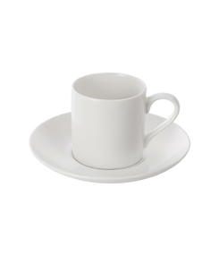 Кофейная пара прямой формы Espresso, 100мл, белый