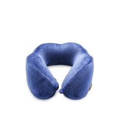 Подушка для путешествий с эффектом памяти, с капюшоном "Hooded Tranquility Pillow", синий