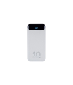 RIVACASE VA2540 (10 000mAh), QC/PD 20W внешний аккумулятор с дисплеем, белый 12/48