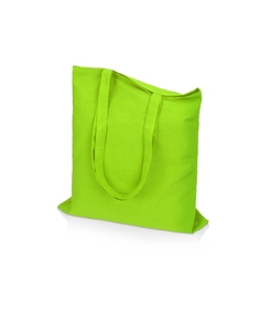 Сумка для шопинга Carryme 120 хлопковая, 120 г/м2, зеленое яблоко