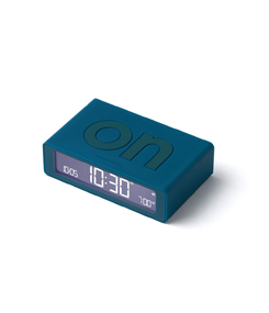 Часы настольные Flip Mini, темно-бирюзовый