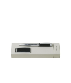 Подарочный набор: USB-флешка на 16 Гб, ручка шариковая. Cerruti 1881