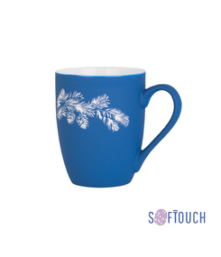 Кружка "Trend" с гравировкой по окружности, покрытие soft touch