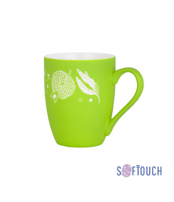Кружка "Trend" с гравировкой по окружности, покрытие soft touch