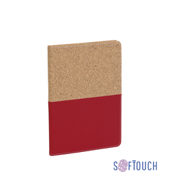 Блокнот "Фьюджи" уценка, формат А5, покрытие soft touch+пробка