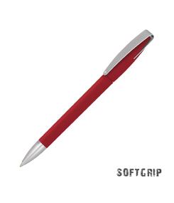 Ручка шариковая COBRA SOFTGRIP MM, красный#