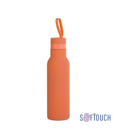Бутылка для воды "Фитнес" 700 мл, покрытие soft touch