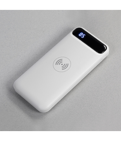 Беспроводное зарядное устройство "Quantum", 10000 mAh с цифровым индикатором заряда