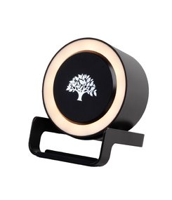 Bluetooth колонка-подставка "Smart Loud" с беспроводным (10W) зарядным устройством, лампой и подсветкой логотипа