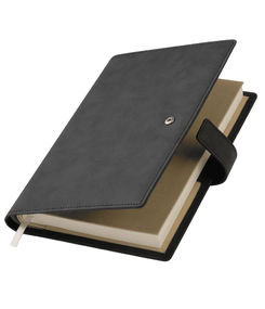 Ежедневник-портфолио Роял (Royal NEO) недатированный в подарочной коробке, черный