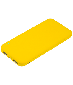 Внешний аккумулятор с подсветкой Люче (Luce) Lemoni 10000 mAh, желтый