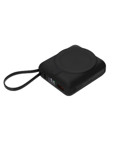 Внешний аккумулятор с подсветкой Риттер PD (Ritter PD) 10000mAh с функцией беспроводной зарядки 15W, черный