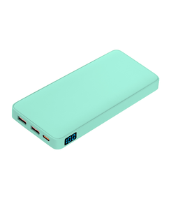Внешний аккумулятор с подсветкой Анкор Плюс PD (Ancor PD Plus) 10000 mAh, бирюзовый