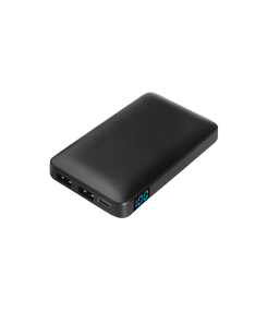 Внешний аккумулятор с цветной подсветкой Анкор Макс (Ancor Max) 5000 mAh, черный