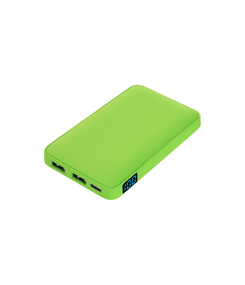 Внешний аккумулятор с подсветкой Анкор (Ancor) 5000 mAh, салатовый