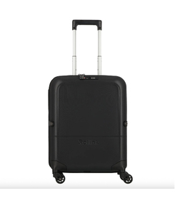 Чемодан складной Rollink FLEX LIGHT 55x40x20 см, 4 колеса, черный
