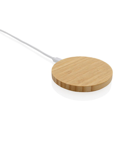 Док-станция Bamboo FSC® для беспроводной зарядки, 15 Вт