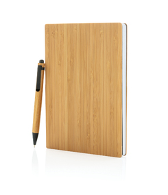 Набор из блокнота и ручки Bamboo, А5